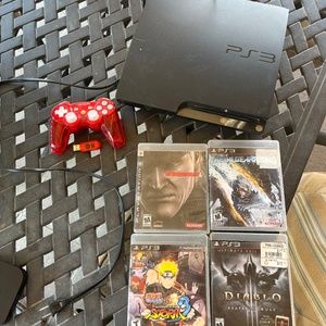 Playstation 3 With 4 Games and Controller